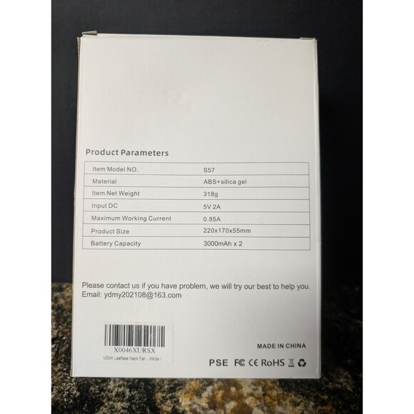 Bell Leafless Hanging Neck Fan - Picture 3 of 3